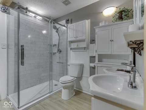 Primary bathroom at 7828 Lofton Court, Indianapolis, IN