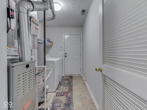 Laundry room at 7828 Lofton Court, Indianapolis, IN