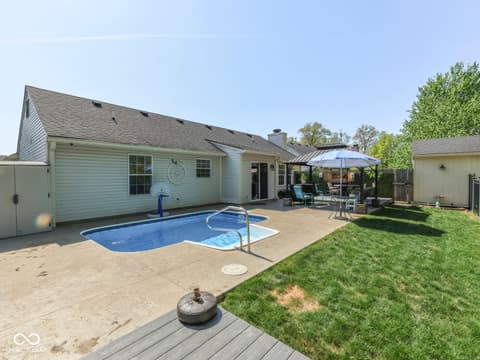 Pool at 7828 Lofton Court, Indianapolis, IN
