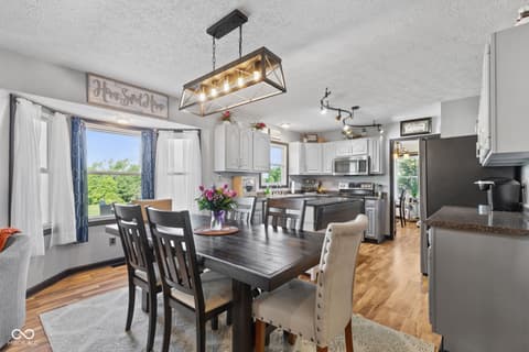Dining room at 13374 N Allison Drive, Camby, IN