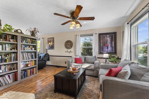 Living room at 13374 N Allison Drive, Camby, IN