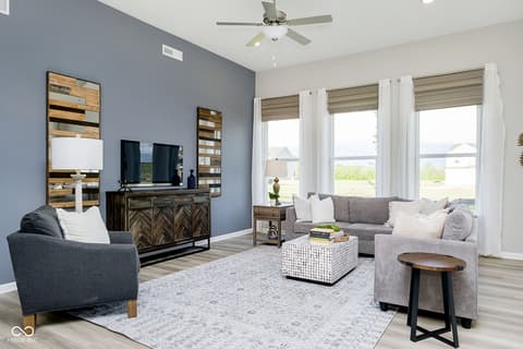 Living room at 10431 Rose Mill Drive, Indianapolis, IN