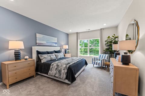 Primary bedroom at 10431 Rose Mill Drive, Indianapolis, IN