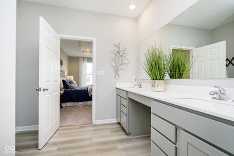 Primary bathroom at 10431 Rose Mill Drive, Indianapolis, IN