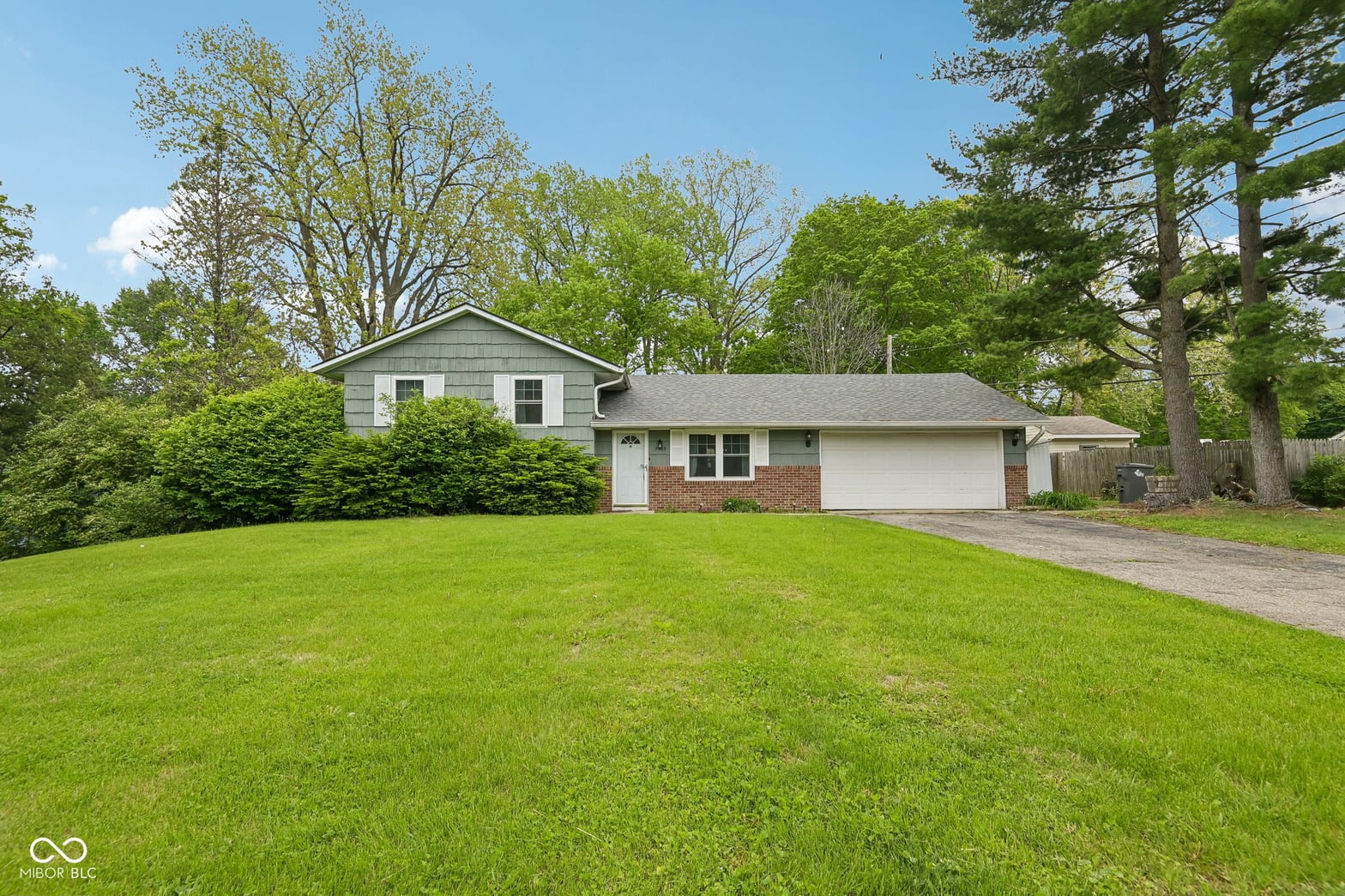 Front exterior at 7969 Charlecot Drive, Indianapolis, IN