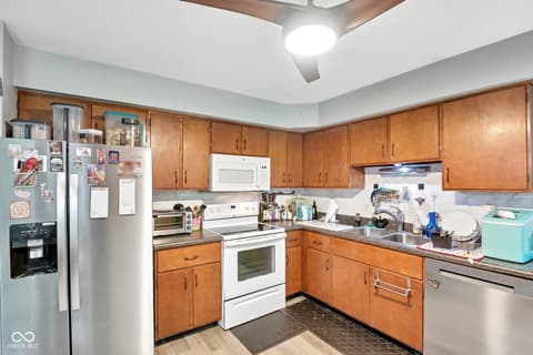 Kitchen at 7969 Charlecot Drive, Indianapolis, IN