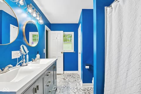 Bathroom at 7969 Charlecot Drive, Indianapolis, IN