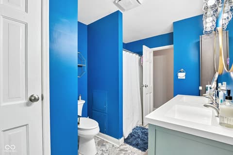 Bathroom at 7969 Charlecot Drive, Indianapolis, IN