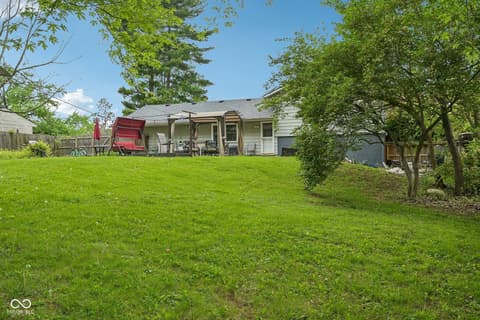Backyard at 7969 Charlecot Drive, Indianapolis, IN