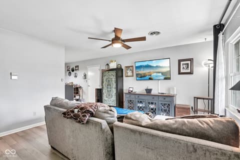 Living room at 7969 Charlecot Drive, Indianapolis, IN