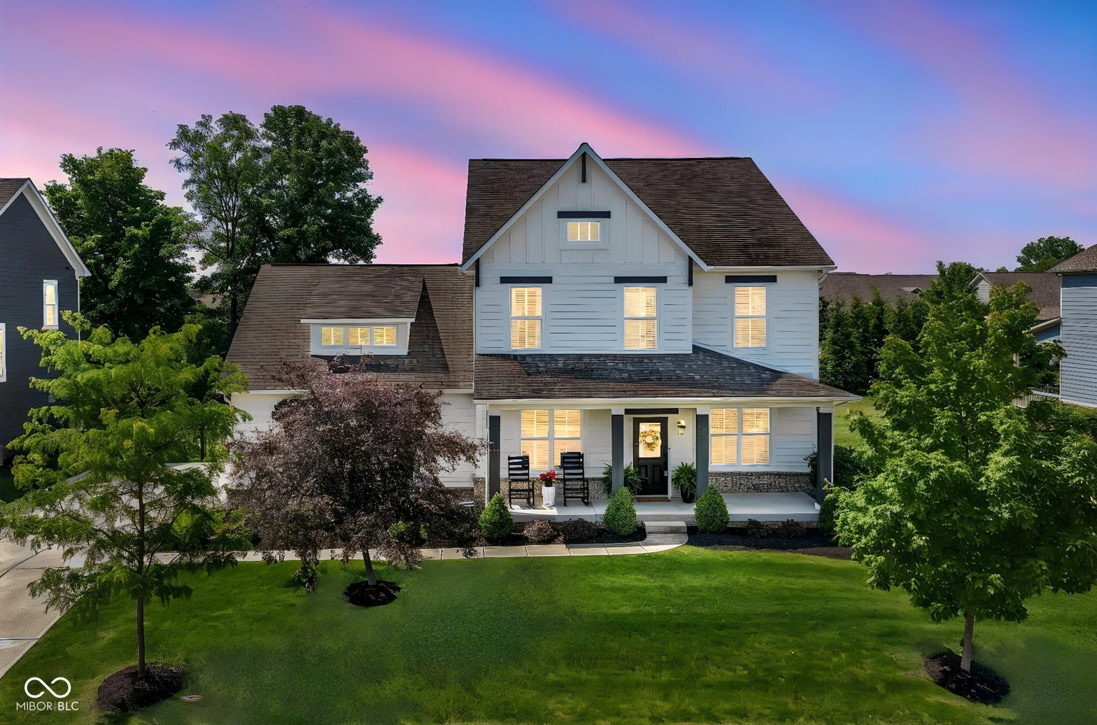 Front exterior at 3621 Shady Lake Drive, Westfield, IN