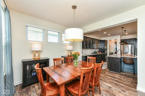 Dining room at 3621 Shady Lake Drive, Westfield, IN