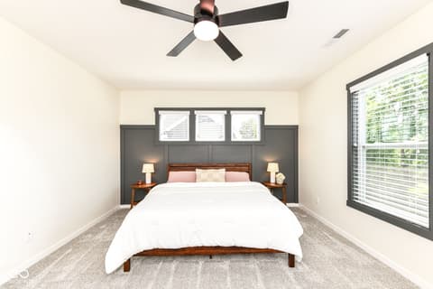Primary bedroom at 3621 Shady Lake Drive, Westfield, IN