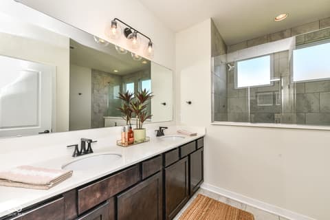 Primary bathroom at 3621 Shady Lake Drive, Westfield, IN