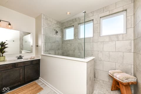 Primary bathroom at 3621 Shady Lake Drive, Westfield, IN