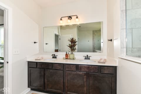 Primary bathroom at 3621 Shady Lake Drive, Westfield, IN