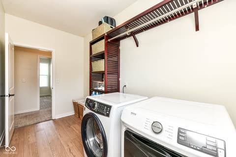 Laundry room at 3621 Shady Lake Drive, Westfield, IN