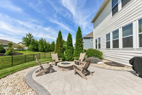 Outdoor living area at 3621 Shady Lake Drive, Westfield, IN