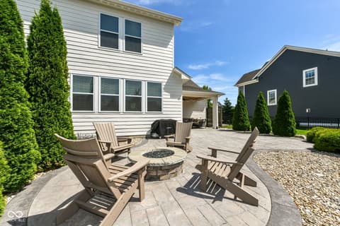 Outdoor living area at 3621 Shady Lake Drive, Westfield, IN