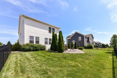Backyard at 3621 Shady Lake Drive, Westfield, IN