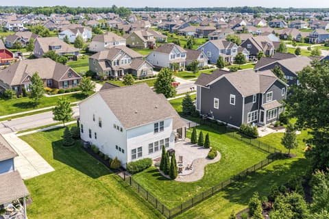 Aerial view at 3621 Shady Lake Drive, Westfield, IN