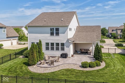 Backyard at 3621 Shady Lake Drive, Westfield, IN