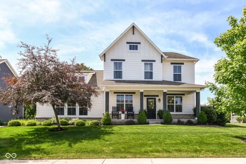 Front exterior at 3621 Shady Lake Drive, Westfield, IN