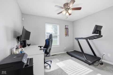 Home office at 258 Gettysburg, Coatesville, IN
