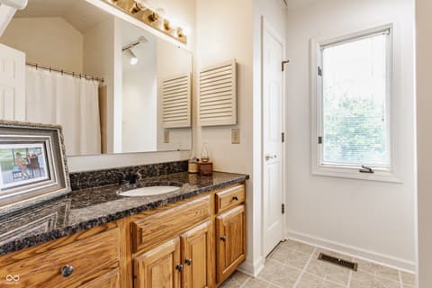 Bathroom at 7685 River Road, Indianapolis, IN