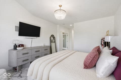 Primary bedroom at 435 Virginia Avenue, Indianapolis, IN