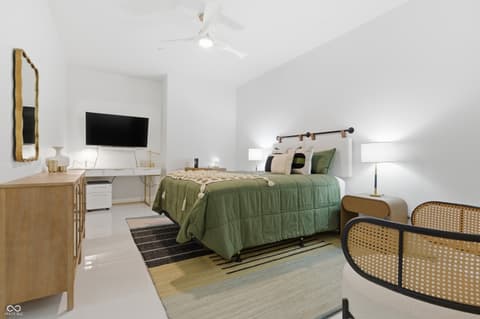 Bedroom at 435 Virginia Avenue, Indianapolis, IN
