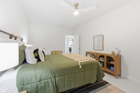Bedroom at 435 Virginia Avenue, Indianapolis, IN
