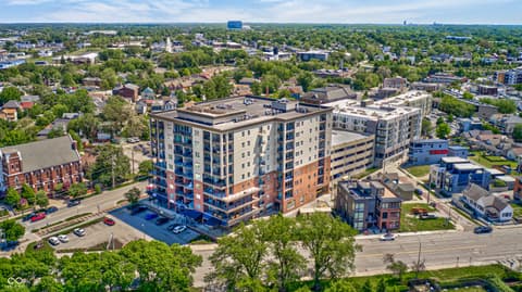 Aerial view at 435 Virginia Avenue, Indianapolis, IN