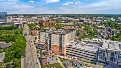 Aerial view at 435 Virginia Avenue, Indianapolis, IN