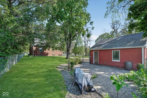 Yard at 1643 Lawrence Avenue, Indianapolis, IN