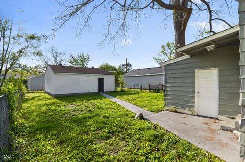 Yard at 634 Waldemere Avenue, Indianapolis, IN