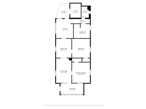 Floor Plan — 634 Waldemere Avenue, Indianapolis, IN