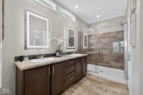 Primary bathroom at 9451 S Chapel Hill Road, Heltonville, IN