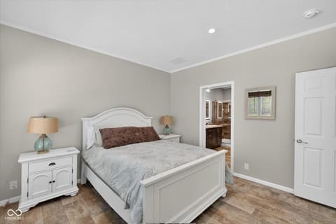 Primary bedroom at 9451 S Chapel Hill Road, Heltonville, IN
