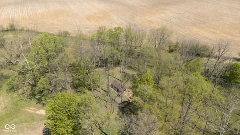 Aerial view at 2649 N 600 W, Thorntown, IN