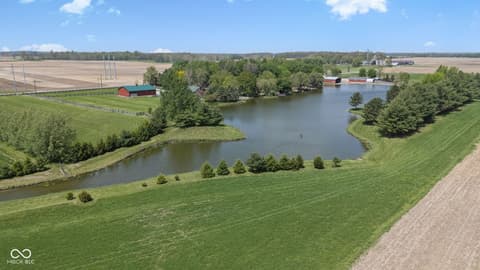 Aerial view at 2649 N 600 W, Thorntown, IN