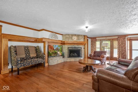 Living room at 2649 N 600 W, Thorntown, IN