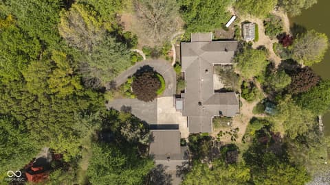 Aerial view at 2649 N 600 W, Thorntown, IN
