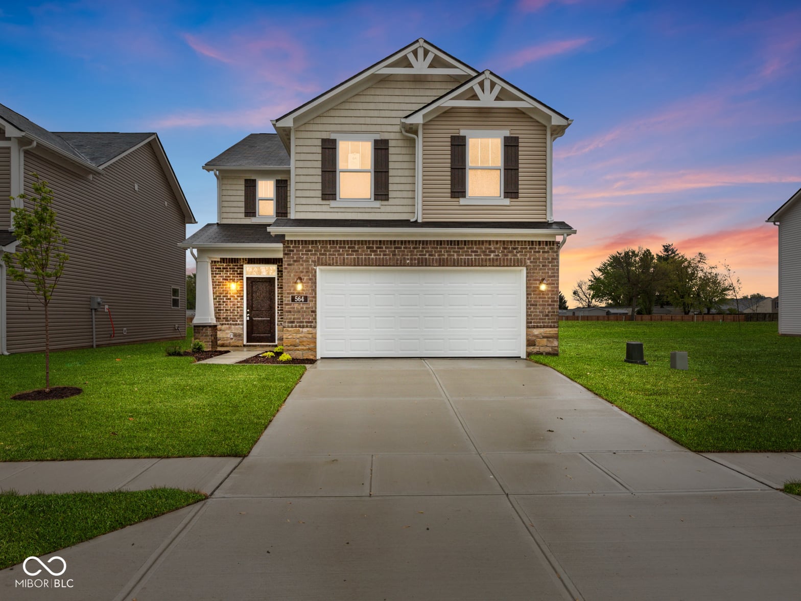 Front exterior at 570 Plowman Drive, Shelbyville, IN
