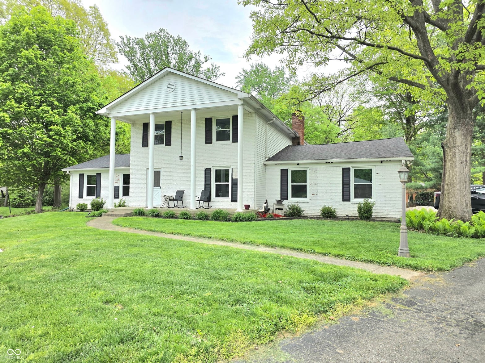 Front exterior at 8901 Black Hawk Lane, Indianapolis, IN