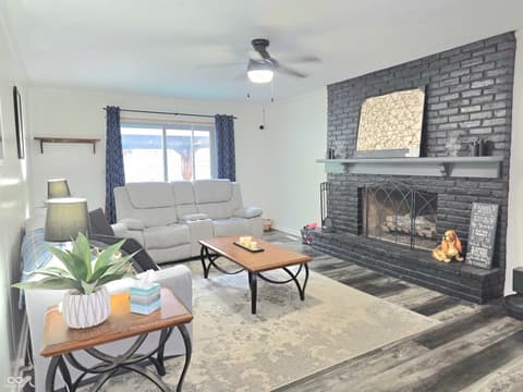 Living room at 8901 Black Hawk Lane, Indianapolis, IN