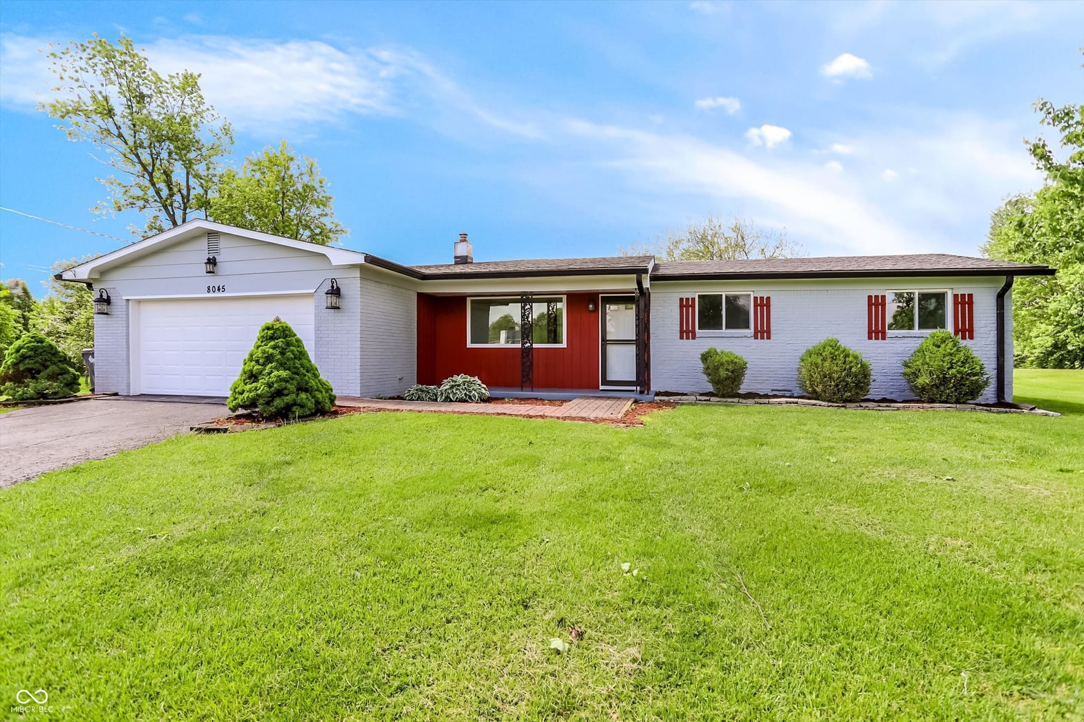 Front exterior at 8045 Shelbyville Road, Indianapolis, IN