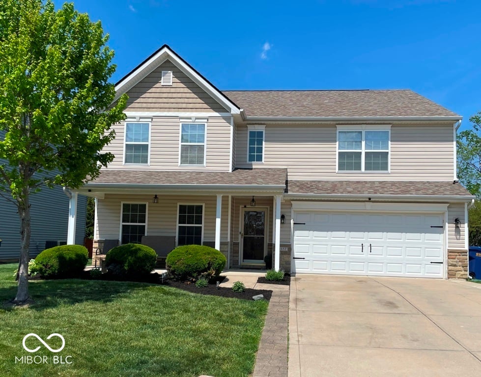 Front exterior at 11652 High Grass Drive, Indianapolis, IN