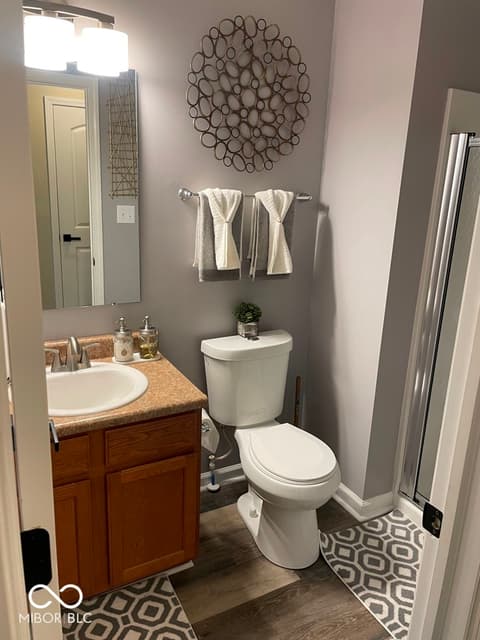Bathroom at 11652 High Grass Drive, Indianapolis, IN