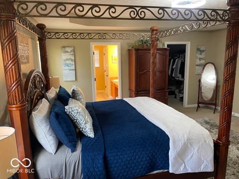 Primary bedroom at 11652 High Grass Drive, Indianapolis, IN